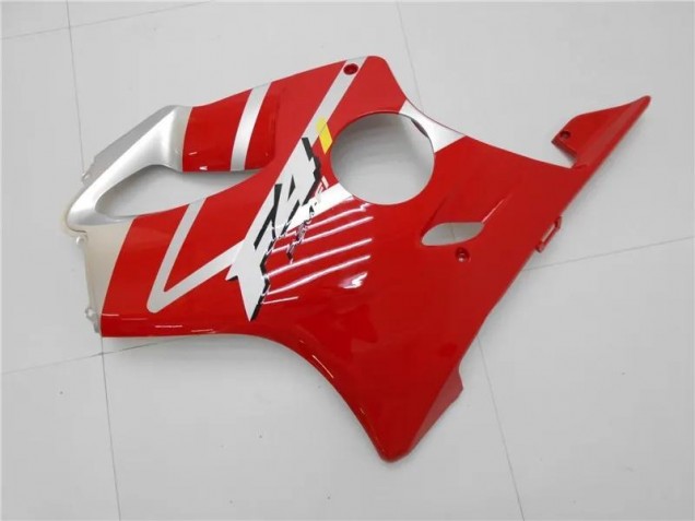Prata Vermelho Carenagem Moto CBR 600 F4i 01-03 Prata Vermelho Carenagem Moto CBR 600 F4i 01-03