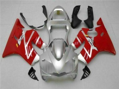 Prata Vermelho Carenagem Moto CBR 600 F4i 01-03