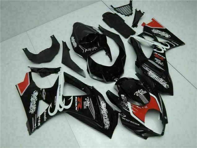 Preto Abs Kit Completos Carenagem Moto GSXR 1000 K7 07-08