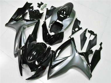 Preto Abs Kit Completos Carenagem Moto GSXR 600 / 750 K6 06-07