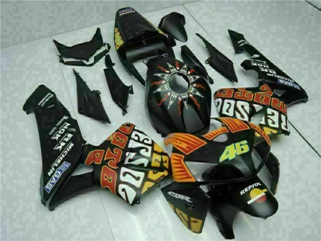 Preto Abs Kits Completos Carenagem Moto CBR 600RR 05-06 Preto Abs Kits Completos Carenagem Moto CBR 600RR 05-06