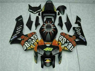 Preto Abs Kits Completos Carenagem Moto CBR 600RR 05-06