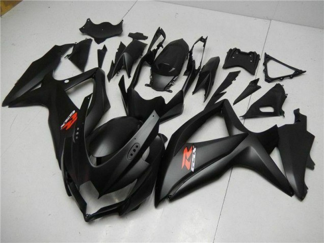 Preto Abs Moto Plástico GSXR 600 / 750 K8 08-10