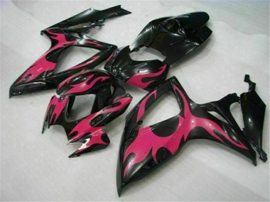 Preto Abs Motocicleta Plástico GSXR 600 / 750 K6 06-07