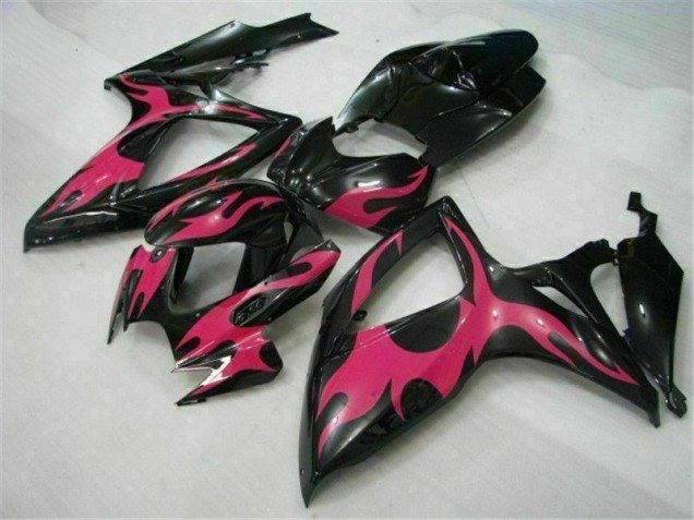 Preto Abs Motocicleta Plástico GSXR 600 / 750 K6 06-07 Preto Abs Motocicleta Plástico GSXR 600 / 750 K6 06-07