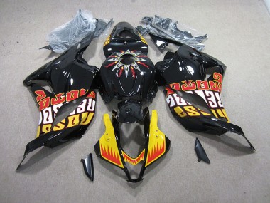 Preto Amarelo Kit Completo Carenagem Moto CBR 600RR 09-12