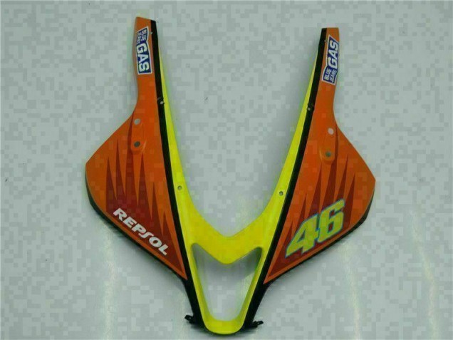 Preto Amarelo Repsol 46 Carenagem Moto CBR 600RR 07-08 Preto Amarelo Repsol 46 Carenagem Moto CBR 600RR 07-08