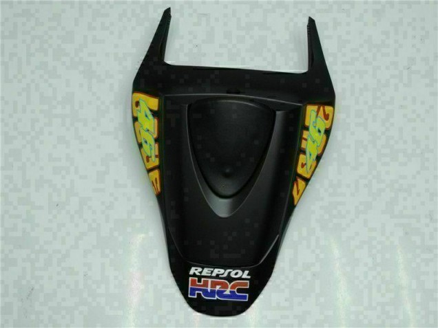 Preto Amarelo Repsol 46 Carenagem Moto CBR 600RR 07-08 Preto Amarelo Repsol 46 Carenagem Moto CBR 600RR 07-08