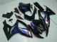 Preto Azul Abs Kits Carenagem Moto GSXR 600 / 750 K6 06-07
