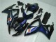 Preto Azul Abs Kits Completos Carenagem Moto GSXR 600 / 750 K6 06-07