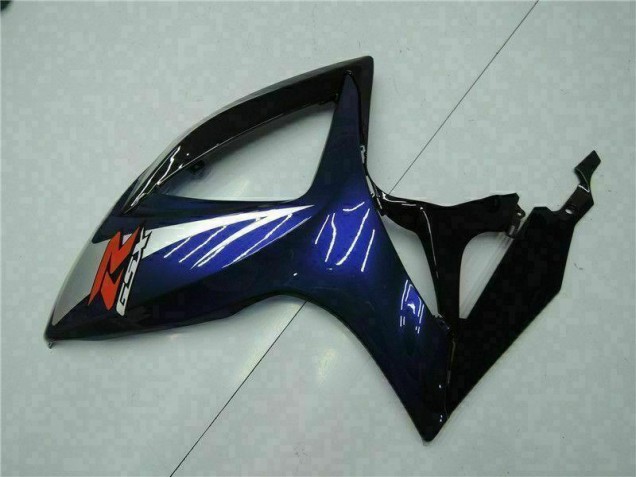 Preto Azul Abs Kits Completos Carenagem Moto GSXR 600 / 750 K6 06-07