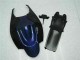 Preto Azul Abs Kits Completos Carenagem Moto GSXR 600 / 750 K6 06-07