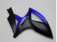 Preto Azul Abs Motocicleta Plásticos GSXR 600 / 750 K6 06-07