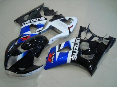 Preto Azul Branco Carenagem Moto GSXR 1000 K3 03-04