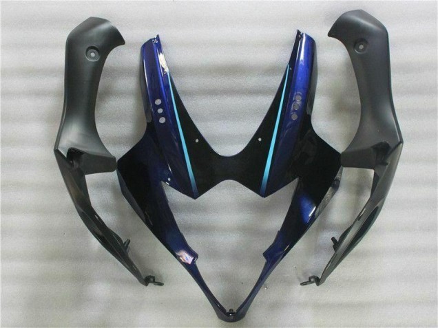 Preto Azul Branco Carenagem Moto GSXR 1000 K5 05-06 Preto Azul Branco Carenagem Moto GSXR 1000 K5 05-06
