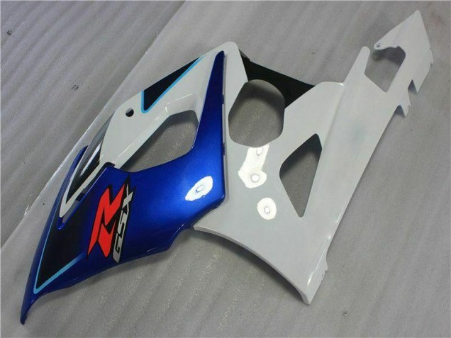Preto Azul Branco Carenagem Moto GSXR 1000 K5 05-06 Preto Azul Branco Carenagem Moto GSXR 1000 K5 05-06