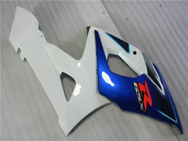 Preto Azul Branco Carenagem Moto GSXR 1000 K5 05-06 Preto Azul Branco Carenagem Moto GSXR 1000 K5 05-06