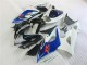 Preto Azul Branco Carenagem Moto GSXR 1000 K5 05-06 Preto Azul Branco Carenagem Moto GSXR 1000 K5 05-06