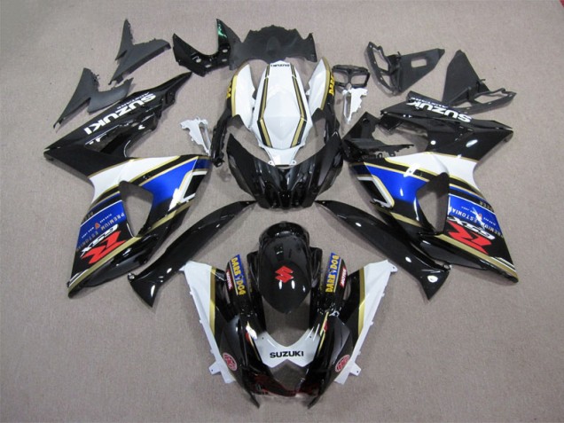 Preto Azul Branco Dark Dog Carenagem Moto GSXR 1000 K9 09-16