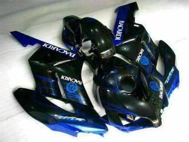 Preto Azul Carenagem Moto CBR 1000RR 04-05