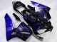 Preto & Azul Chama Carenagem Moto CBR 600RR 03-04