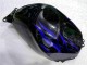 Preto & Azul Chama Carenagem Moto CBR 600RR 03-04