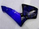Preto & Azul Chama Carenagem Moto CBR 600RR 03-04