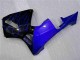 Preto & Azul Chama Carenagem Moto CBR 600RR 03-04