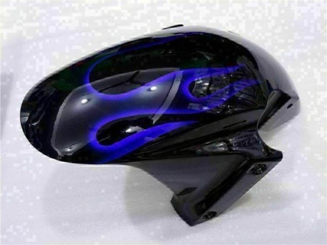 Preto & Azul Chama Carenagem Moto CBR 600RR 03-04