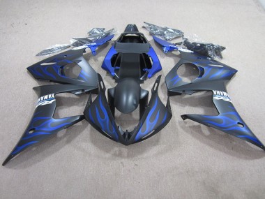 Preto Azul Chama Kits Carenagem Moto R6 03-05