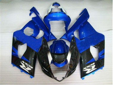 Preto Azul Kits Carenagem Moto GSXR 1000 K5 05-06