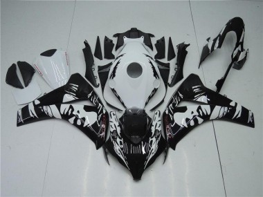 Preto Branco Abs Kits Completos Carenagem Moto CBR 1000RR 08-11