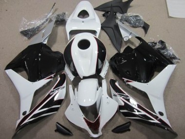 Preto Branco Abs Moto Plásticos CBR 600RR 09-12