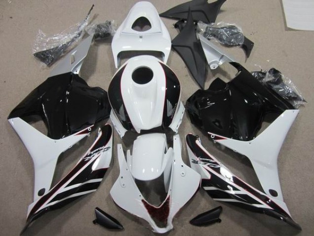 Preto Branco Abs Moto Plásticos CBR 600RR 09-12
