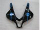 Preto Branco Azul Carenagem Moto CBR 600RR 13-21 Preto Branco Azul Carenagem Moto CBR 600RR 13-21