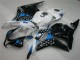 Preto Branco Azul Carenagem Moto CBR 600RR 13-21 Preto Branco Azul Carenagem Moto CBR 600RR 13-21