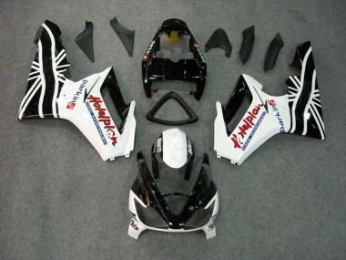 Preto Branco Carenagem Moto Daytona 675 Triple 09-12