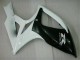 Preto Branco Carenagem Moto GSXR 600 / 750 K6 06-07