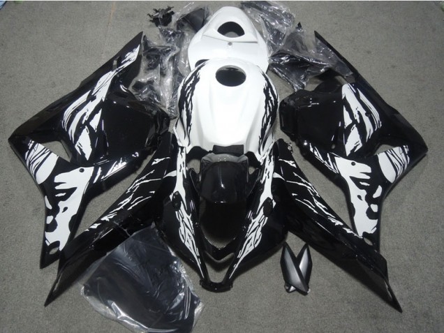 Preto Branco Carenagem & Plástico Moto CBR 600RR 09-12