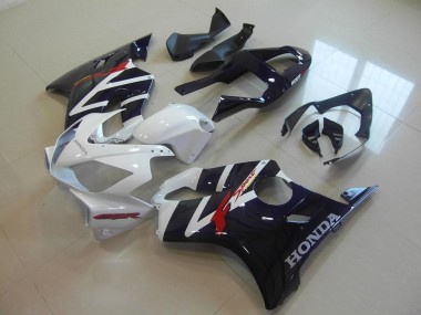 Preto Branco F Sport Carenagem Moto CBR 600 F4i 01-03
