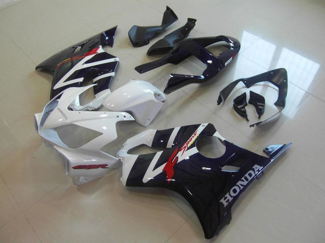 Preto Branco F Sport Carenagem Moto CBR 600 F4i 01-03