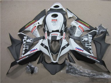Preto Branco HRC Carenagem Moto CBR 600RR 07-08