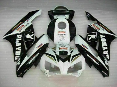 Preto Branco Kit Carenagem Moto CBR 1000RR 04-05