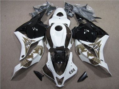 Preto Branco Kits Completo Carenagem Moto CBR 600RR 09-12