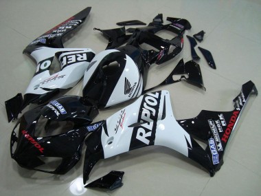 Preto Branco Repsol Carenagem Moto CBR 1000RR 06-07