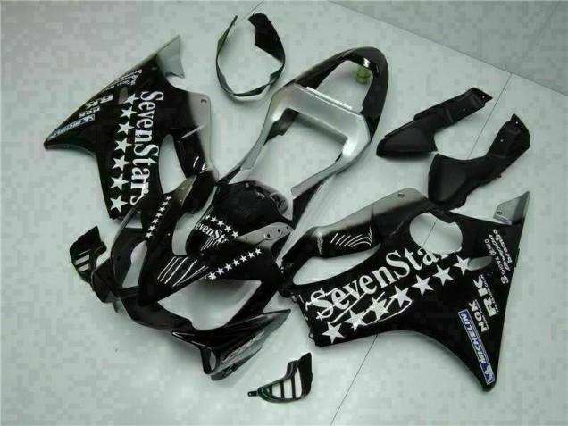 Preto Branco SevenStarss Carenagem Moto CBR 600 F4i 01-03