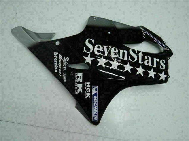Preto Branco SevenStarss Carenagem Moto CBR 600 F4i 01-03