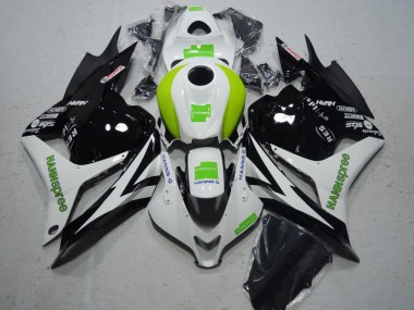 Preto Branco Verde Hannspree Abs Kits Carenagem Moto CBR 600RR 09-12