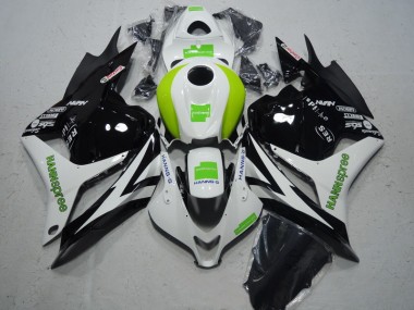 Preto Branco Verde Hannspree Abs Kits Completos Carenagem Moto CBR 600RR 09-12