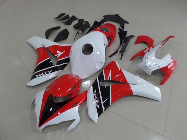 Preto Branco & Vermelho Carenagem Moto CBR 1000RR 08-11